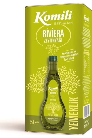 Komili Yemeklik Riviera Zeytinyağı 5 L