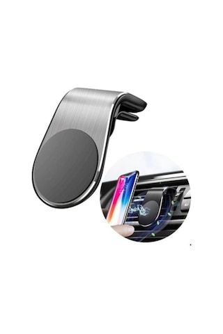 Araç Içi Mıknatıslı Telefon Tutucu Universal Holder Mandallı Rz-h003 Turuncu