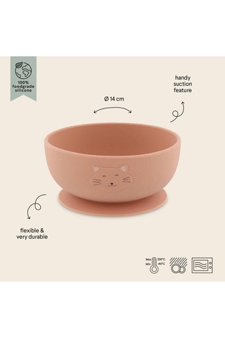 Trixie Mrs.cat Silikon Vakumlu Kase 96-452 Pembe