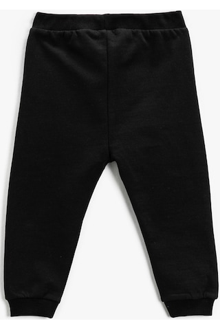 Koton Jogger Eşofman Altı Düğme Detaylı Beli Lastikli Siyah 3smb40007tk 3SMB40007TK999 Siyah