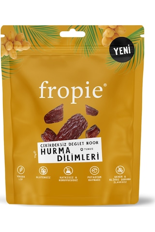 Fropie Çekirdeksiz Hurma Dilimleri - Deglet Noor 6 x 75 G