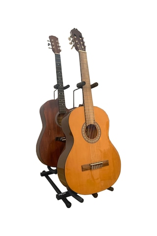 Presto Caries Value Çoklu 2'li İkili Klasik Akustik Elektro Gitar Enstrüman Sehpası Standı Prs-02/2d