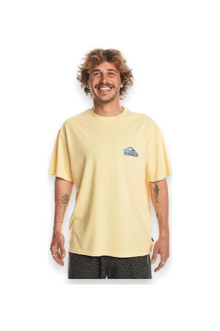 Quiksilver Eqyzt07654 Take Us Back Logo Ss Sarı Erkek T-shirt Sarı