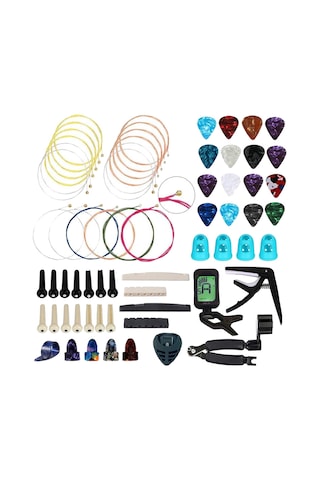 Homyl 66x Gitar Köprü Pimleri Dize Mandalları, Seçtikleri Tek 66 Adet