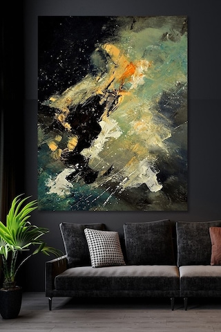 Homearths Dark Gökyüzü Sürreal Kanvas Tablo