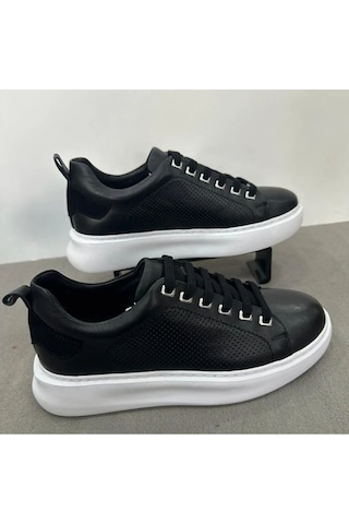Scatto Erkek Deri Sneaker Siyah