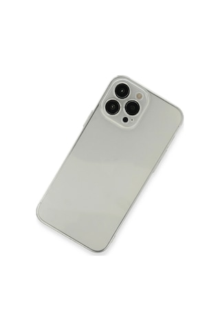 Cosmotex Newface Apple iPhone Uyumlu  13 Pro Max Kılıf Fly Lens Silikon - Şeffaf