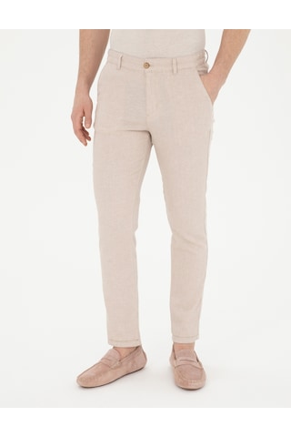 Pierre Cardin Erkek Bej Pantolon Kanvas-chino 50284261-vr011 Bej