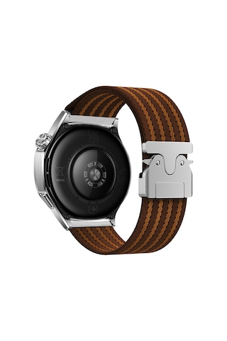Galaxy Uyumlu Watch 46mm Mkst Krd-133 22mm Naylon Kumaş Hasır Örgülü Kordon - Yeşil