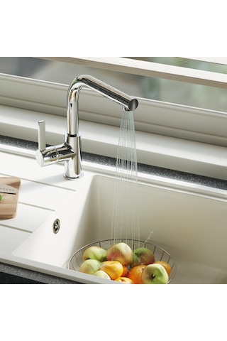 Adell Kelvin Spiralli Mutfak Bataryası Krom