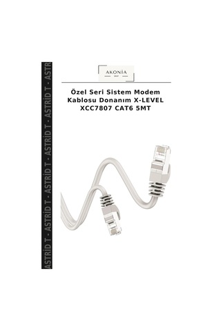 Özel Seri Sistem Modem Kablosu Donanım X-level Xcc7807 Cat6 5mt