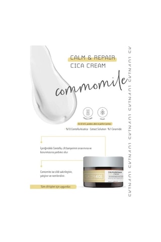 Skin401 Sakinleştirici ve Bariyer Onarıcı Cica Centella Krem 50 ML
