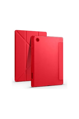 Galaxy Tab A8 10.5 Sm-x200 2021 Kılıf Zore Tri Folding Kalem Bölmeli Standlı Kılıf Kapaklı Kılıf