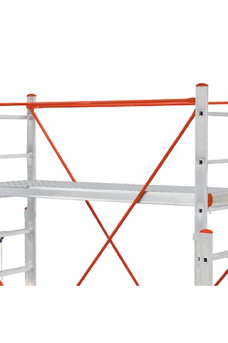 2 Kademeli 4 Metre Alüminyum İskele Elbe