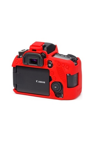 Easycover Canon 80D Silikon Kılıf Ecc80Dr (Kırmızı)