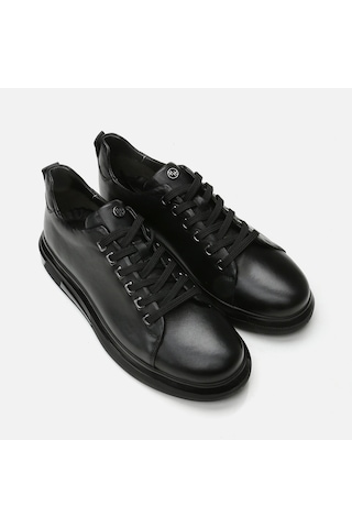 Hotiç Hakiki Deri Siyah Erkek Günlük Ayakkabı 02ayh296460a100 Siyah-black Siyah