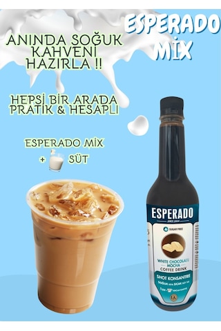Çabuk Kahve Beyaz Çikolata Aromalı Hazır Soğuk Kahve Mix 750 Ml