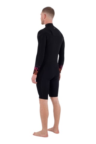 Hurley Hurley Air 22 Mm Bubble Ls Springsuit Erkek Siyah Fullsuit 2211