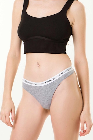 Parlingerie Kadın String Tanga Gri