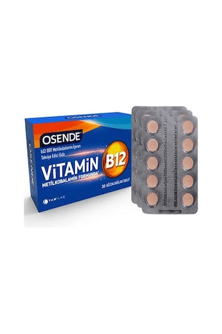 Osende Vitamin B12 30 Tablet Metilkobalamin