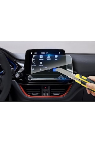Ford Fiesta 8 İnç Multimedya İle Uyumlu Ekran Koruyucu Navigasyon 2023 Genel