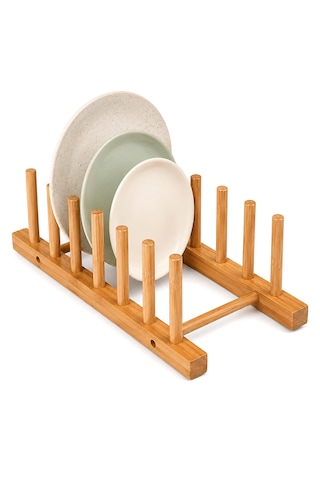 2pcs Bambu - Ahşap Tezgah Üstü Tabaklık - Bulaşıklık 5250 Diğer