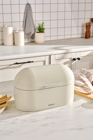 Karaca Dustin Ekmek Kutusu Cream