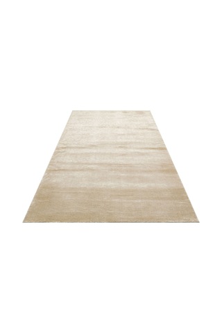 Eko Halı Majesty Mj 01 Beıge Düz Desenli El Emeği İle Özel Tezgahlarda Üretilen Yün Viskon Tencel Uşak Halısı