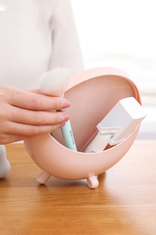 Masa Üstü Pembe Yuvarlak Masa Makyaj Aynası Cin719pm Pembe