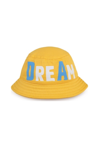 Civil Baby Dream Kabartma Baskı Erkek Bebek Fötr Şapka - Sarı Standart