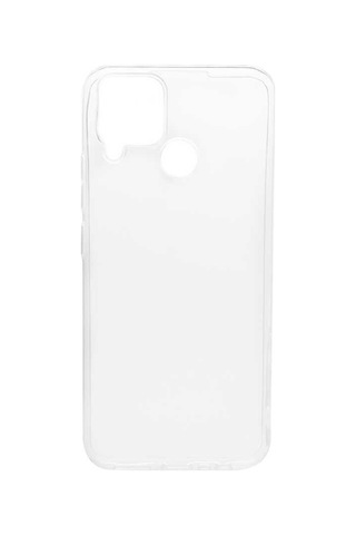 Rba Aksesuar Realme C15 Kılıf Rba Süper Silikon Kapak - Renksiz Çok Renkli
