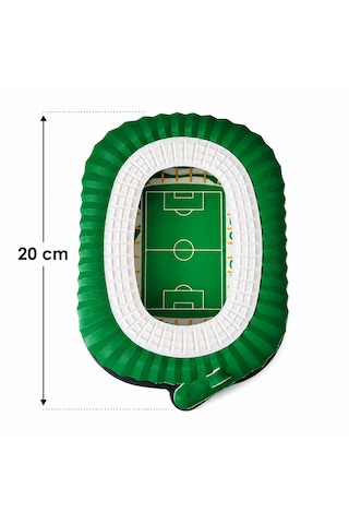 3d Baskı Timsah Temalı Futbol Stadyumu Maketi 20 Cm Dekoratif Stadyum Modeli Masaüstü Koleksiyon Ürünü .