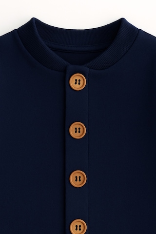 Mevsimlik %100 Pamuk Bereli Bebek Tulum Takım - Yeni Sezon Unisex Antrasit