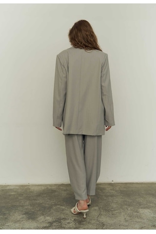 Mai Collection Mai Studios Co. Polly Gri Üçlü Ceket Takım Gri