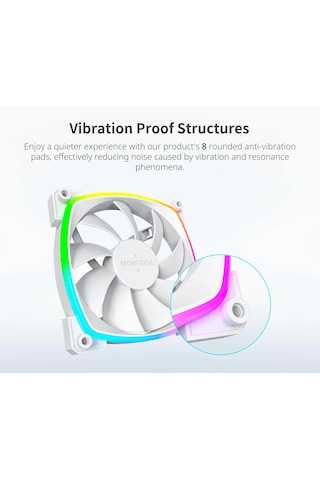 Montech Ax 120mm - Pwm Fan - Sessiz Performans - Yüksek Hızlı 1600pwm - Hdb Rulmanlı Üst Düzey Dayan 64352129