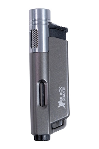 Black Martin Tek Torch Pürmüz Gunmetal Puro Çakmağı - Tr9300