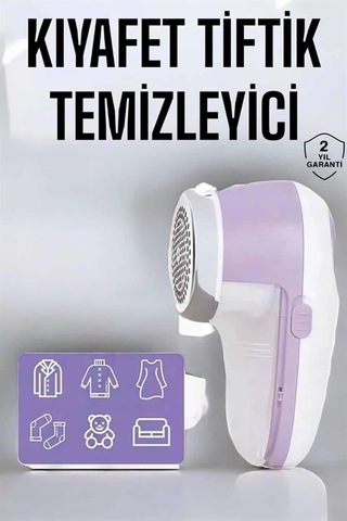 Tiftik Temizleyici Hazneli Şarjlı Manuel Kolay Kullanım Çr