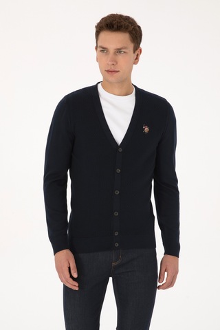 U.s. Polo Assn. Erkek Lacivert Hırka Triko 50307952-vr033 Lacıvert