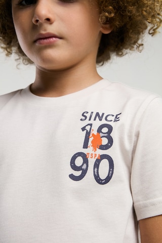 U.s. Polo Assn. 2054 %100 Pamuk Cepli Erkek Çocuk Şort Pijama Takım Taş