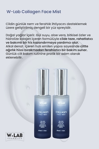 W-Lab Cosmetics Collagen Face Mist 30 Ml