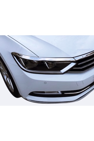 Vw Passat B8 Krom Far + Ön Kaput Çıtası P.çelik 2014-2019 Arası