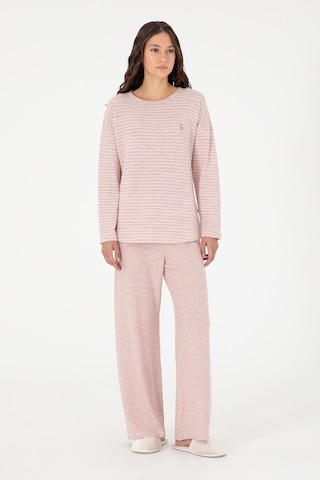 U.s. Polo Assn. Kadın Pembe Pijama Takım 50302036-vr041 Pembe