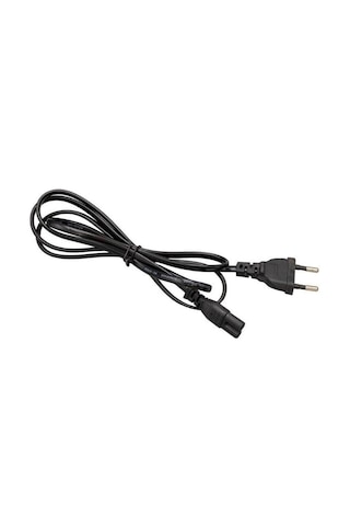 1.5 Metre 2 Pin Teyp Fişi Ve Kablosu C7 Güç Kablosu Siyah - M-1303e