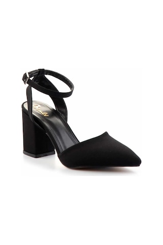 Mat Siyah Kadın Klasik Topuklu Ayakkabı K01726140038 Mat Siyah