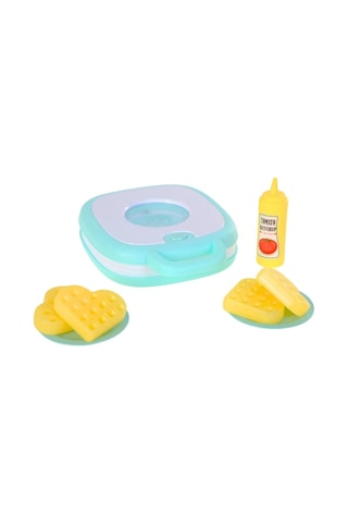 Pilli Işıklı Sesli Oyuncak Waffle Makinesi