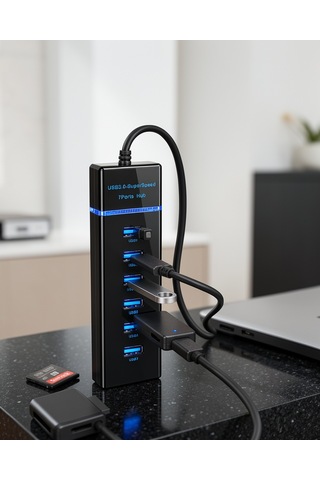 Usb 3.0 Çoklayıcı 7 Port Uczzokm307-2
