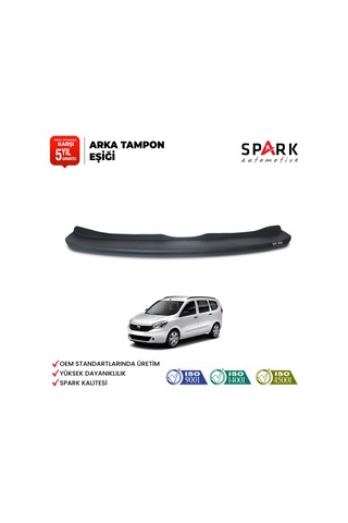 Dacia Lodgy 2013- Yılı Ve Sonrası Uyumlu Arka Tampon Eşiği Mat