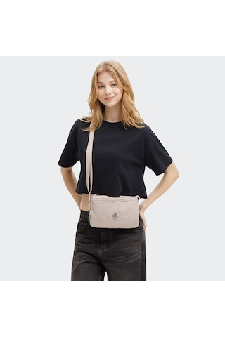Kipling Kıplıng Riri Küçük Boy Omuz Çantası Pembe Pınk Pearl Jacquard Pembe