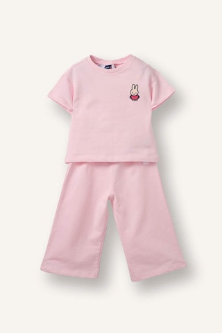 Defacto Miffy Tişört Alt 2'li Takım Kız Bebek H2760A526SP
