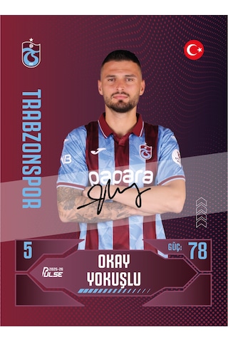 Trabzonspor - Pulse Futbolcu Kartları 2025/26 - Paket